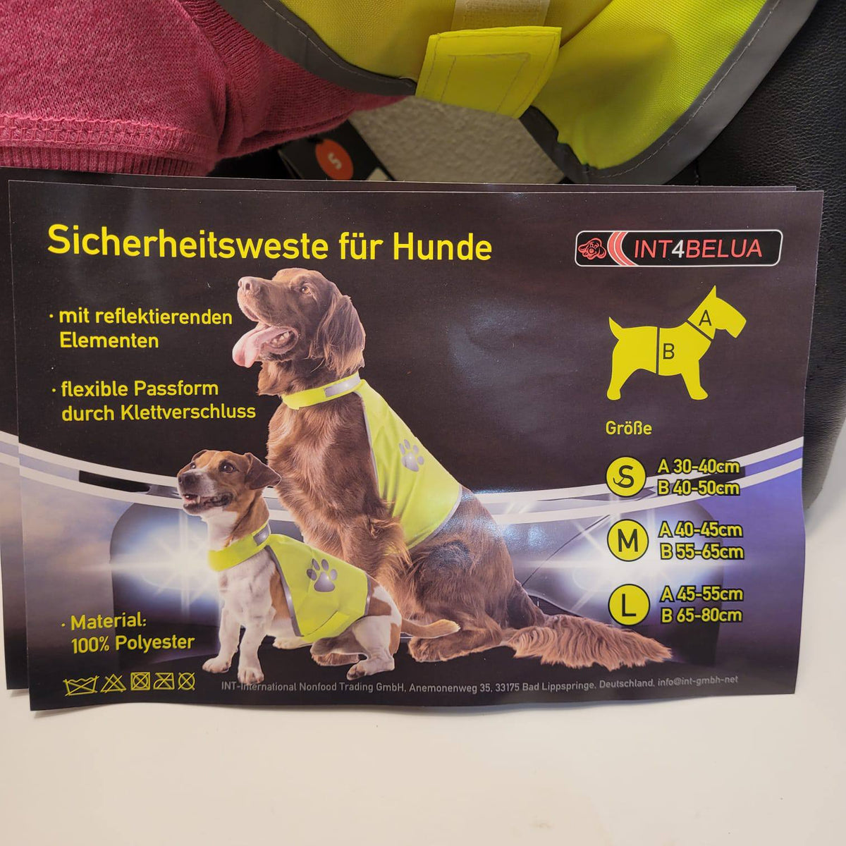 Dog Safety Vest – Reflective Hi-Vis