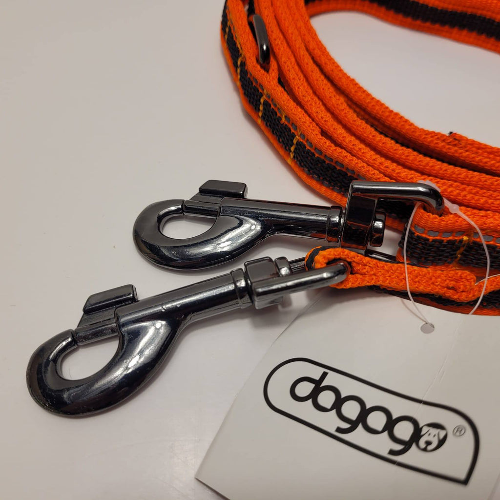 Dogogo Reflective Multifunctional Dog Leash 3.2m – Orange
