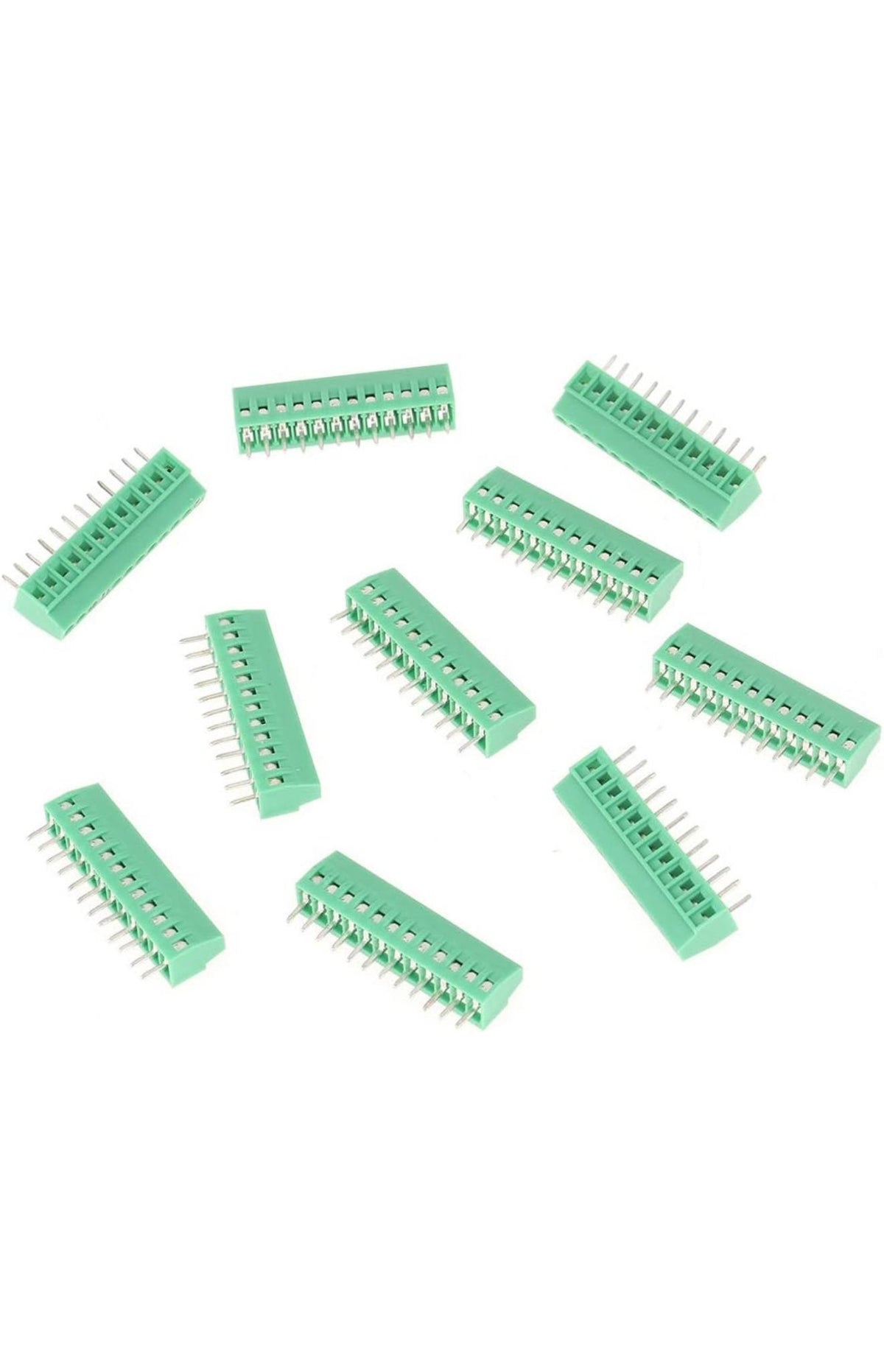 YIXISI PCB Schroefklemmenblok 10-polig 10st 2.54mm