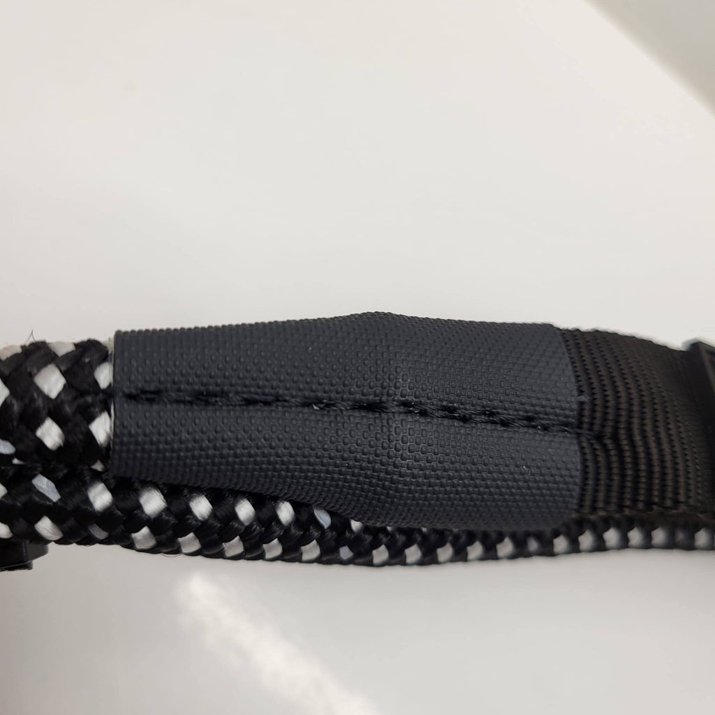 Coneckt Reflective Rope Lead Black