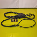 Julius-K9 IDC Rope Slip Collar & Leash Set – Black