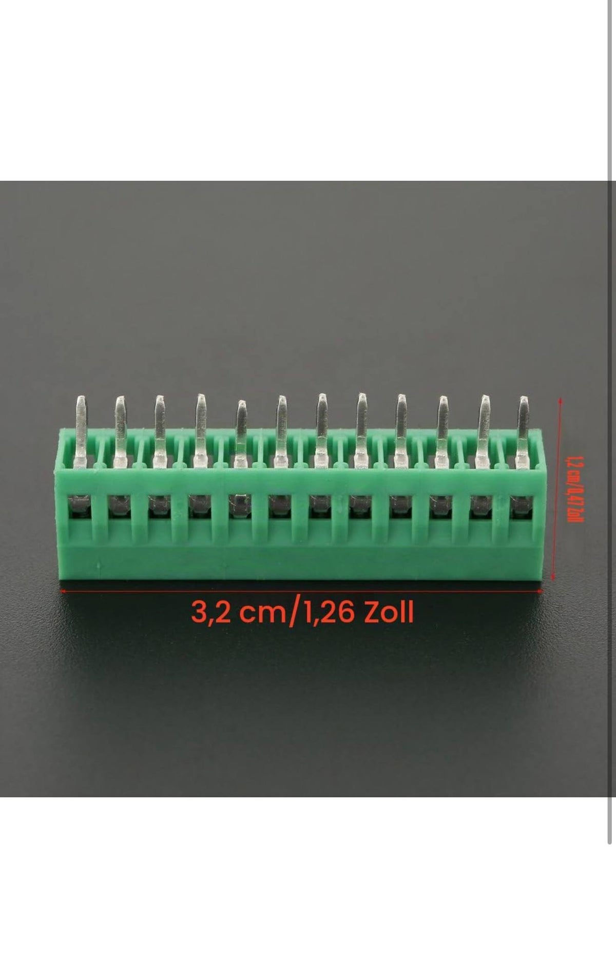 YIXISI PCB Schroefklemmenblok 10-polig 10st 2.54mm
