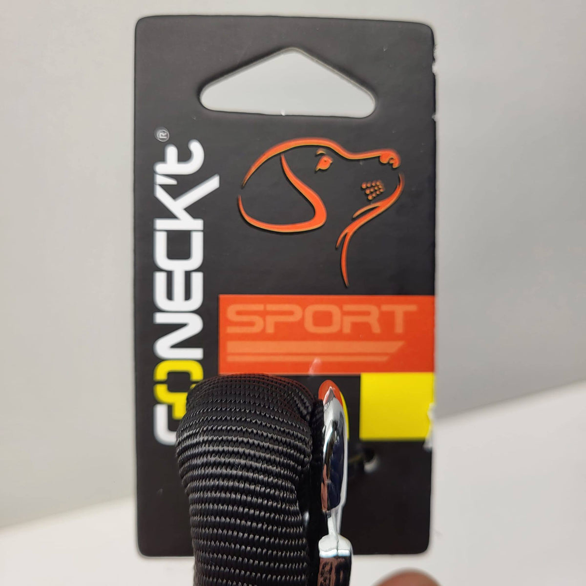 Coneckt Reflective Rope Lead Black