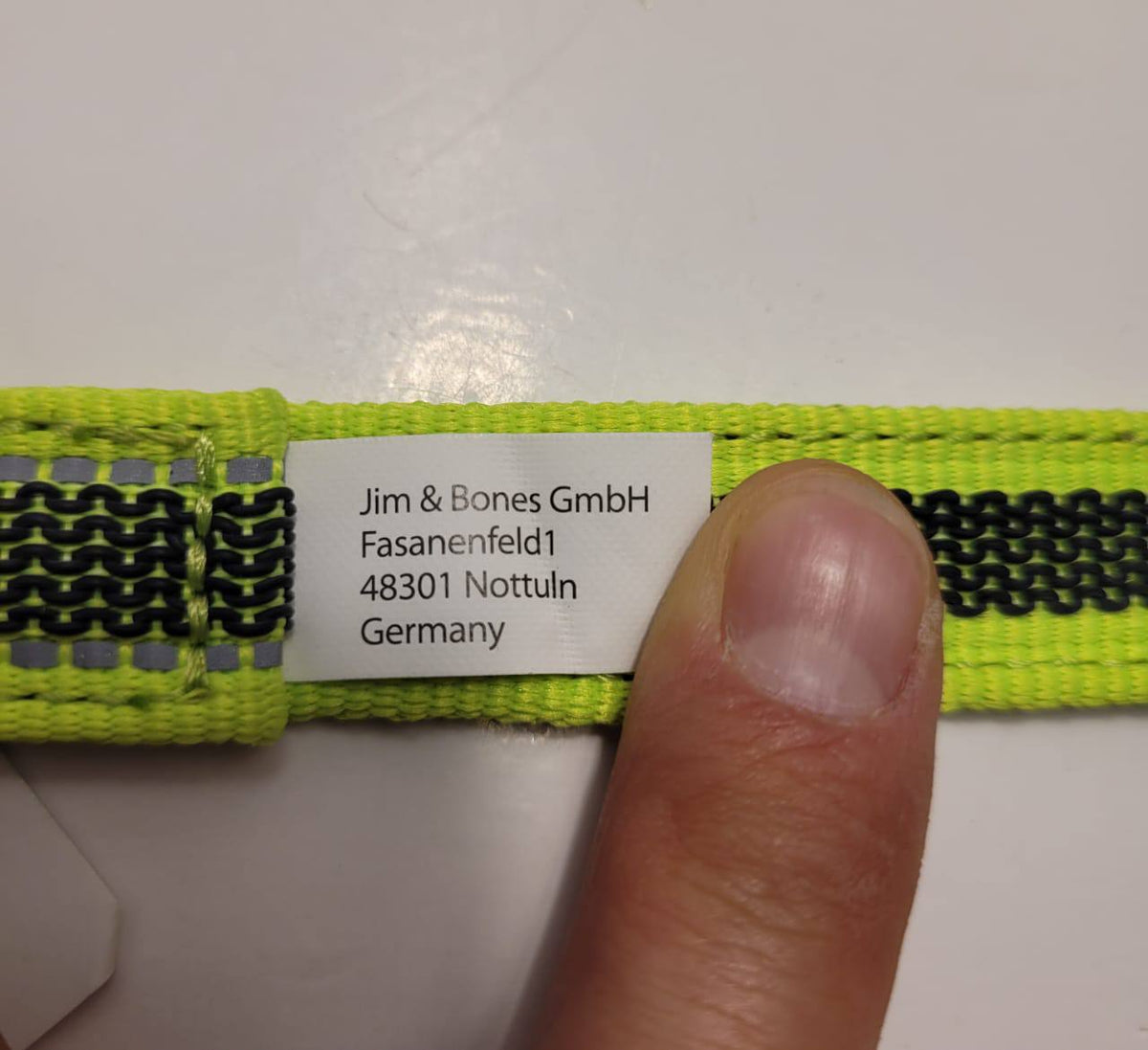 Dogogo Reflective Dog Leash 1m – Neon Yellow/Black, 20mm