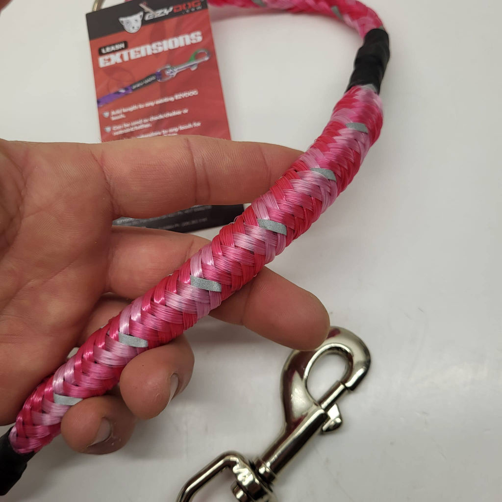 EzyDog Mongrel Leash Extension Pink 24"