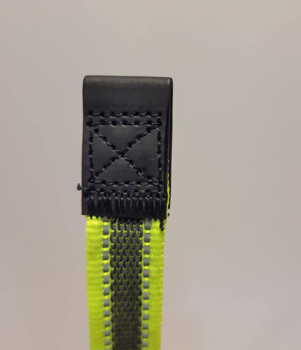 Dogogo Reflective Dog Leash 1m – Neon Yellow/Black, 20mm
