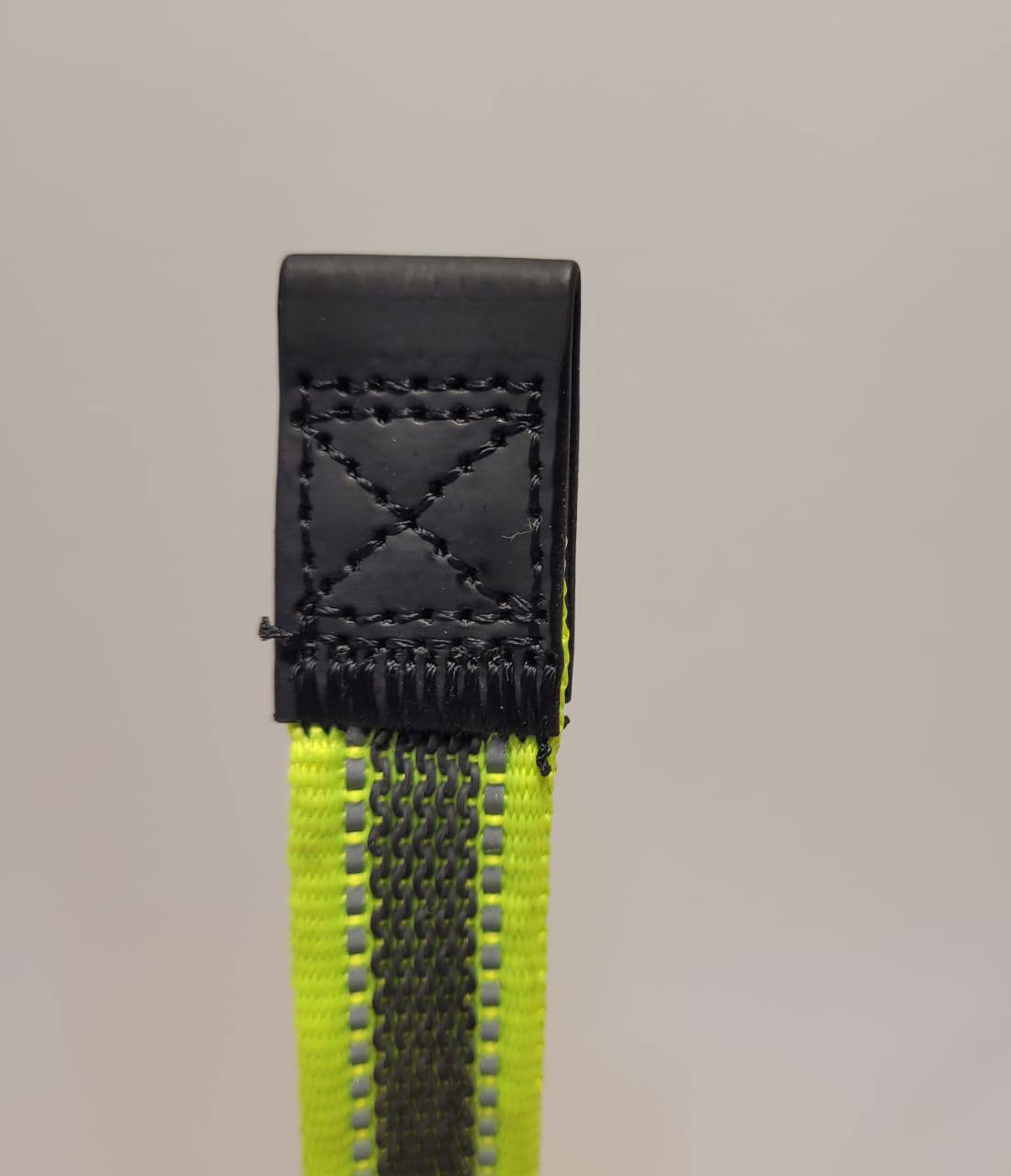 Dogogo Reflective Dog Leash 1m – Neon Yellow/Black, 20mm