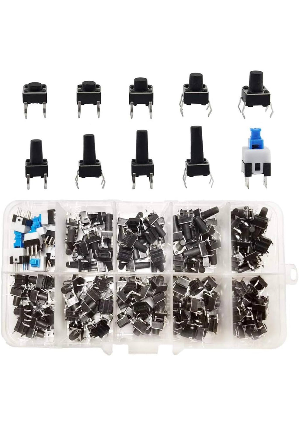YIXISI Tactiele Drukknop Schakelaar Assortiment 200st