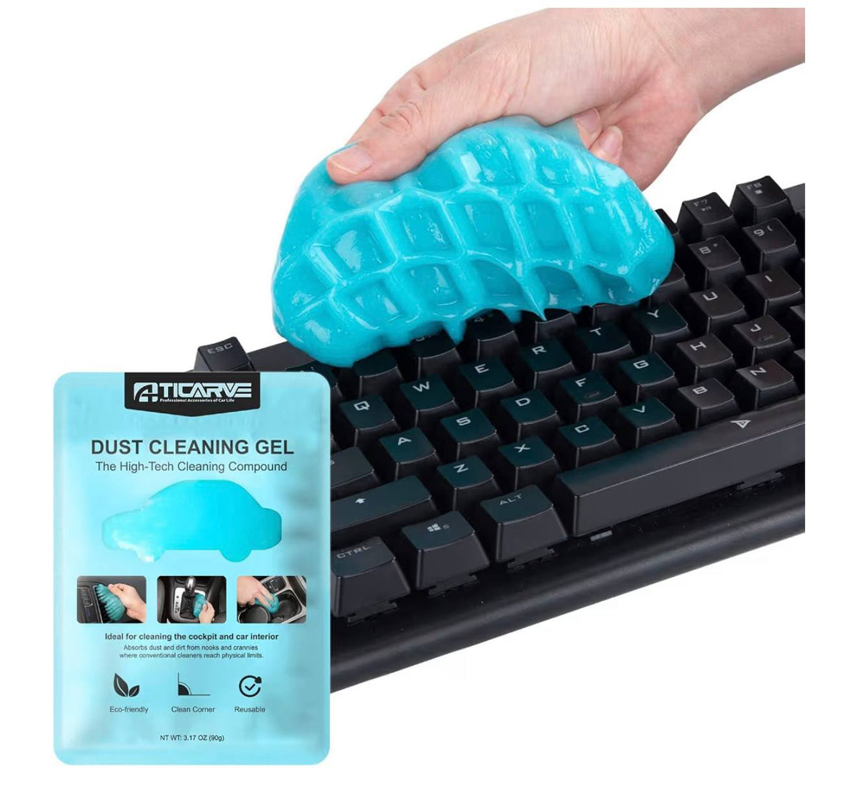 YIXISI Auto Reinigingsgel Blauw 160g