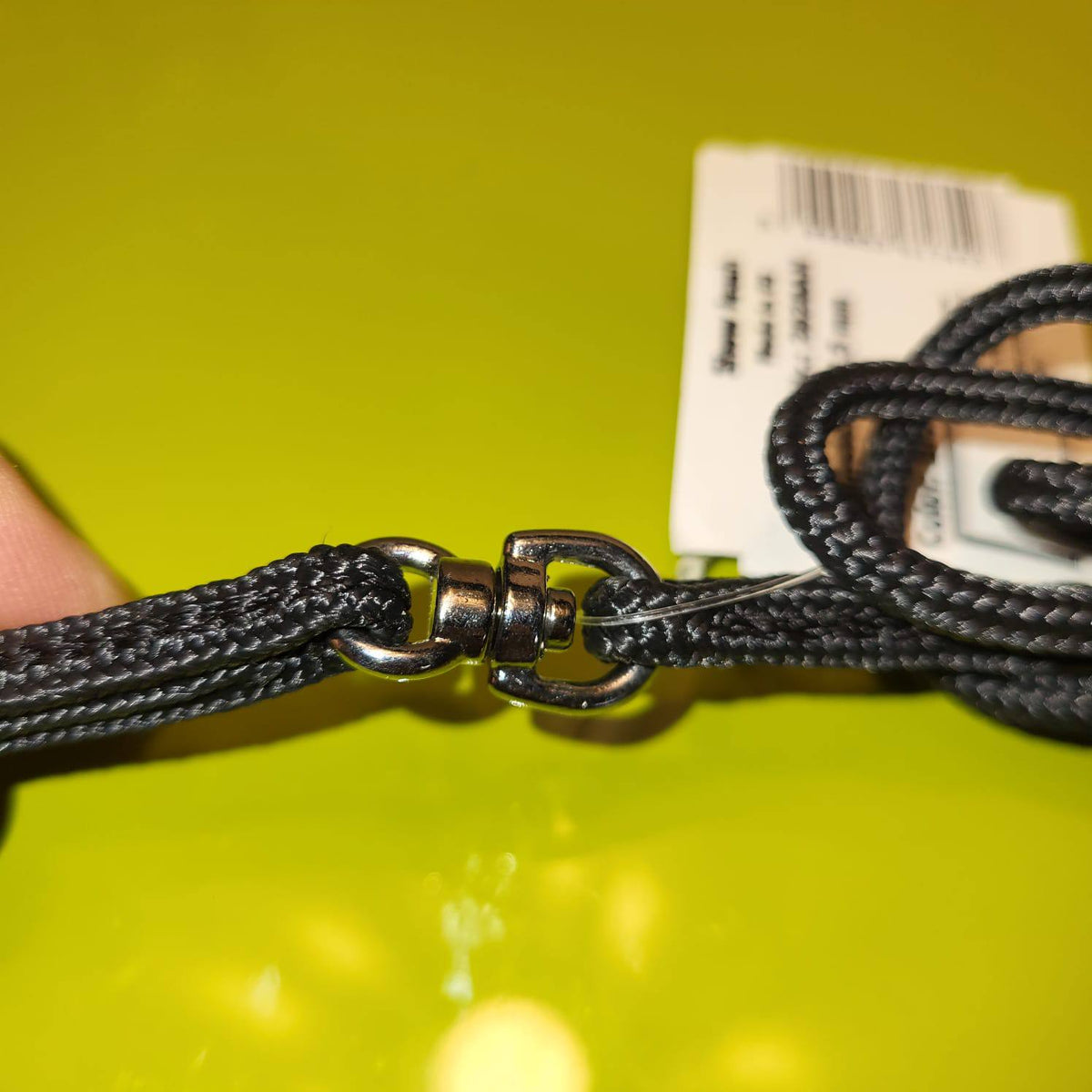 Julius-K9 IDC Rope Slip Collar & Leash Set – Black