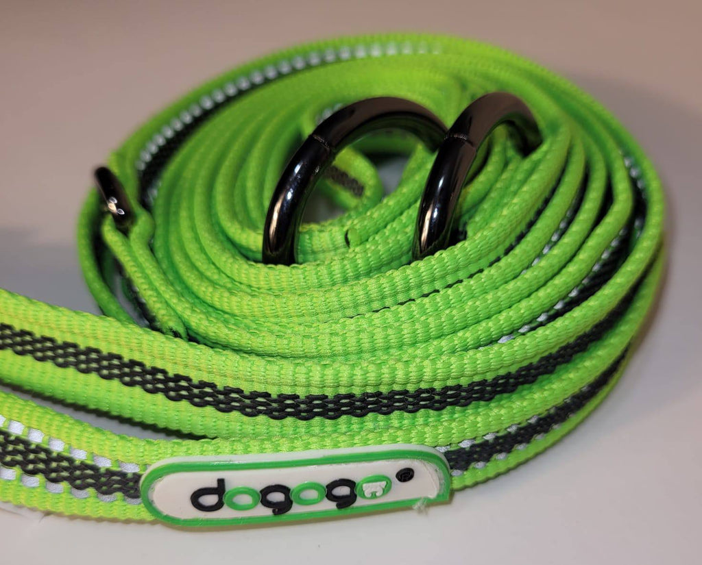 Dogogo Reflective Lime Green Multi-Function Dog Leash 3.2m