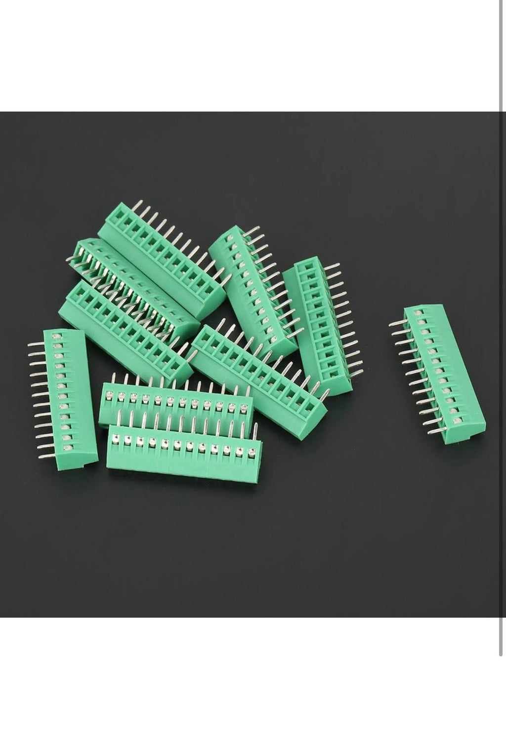 YIXISI PCB Schroefklemmenblok 10-polig 10st 2.54mm