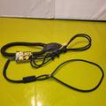 Julius-K9 IDC Rope Slip Collar & Leash Set – Black, Double Handle