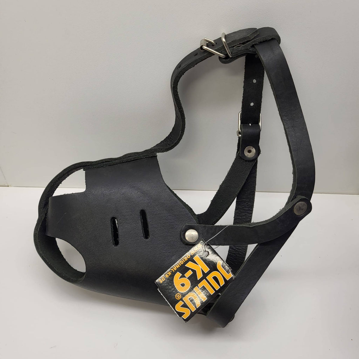 Julius K-9 Leather Dog Muzzle Black