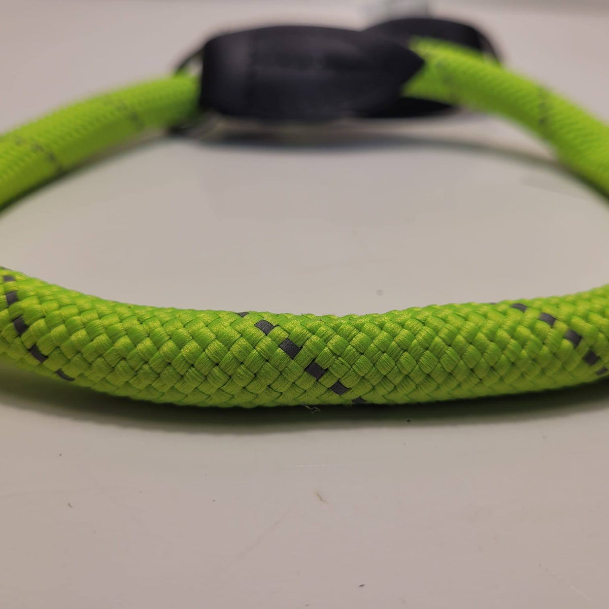 Dogogo Rope Dog Collar – Neon Green, 45-50cm