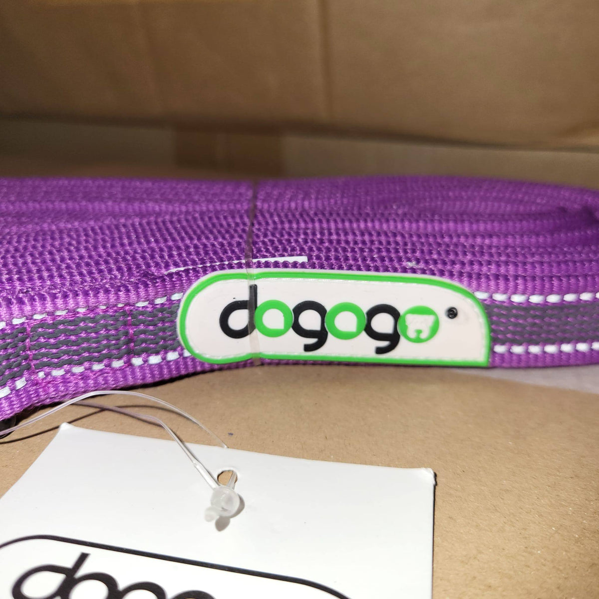 DOGOGO Reflective Long Training Leash – Purple – 7 m
