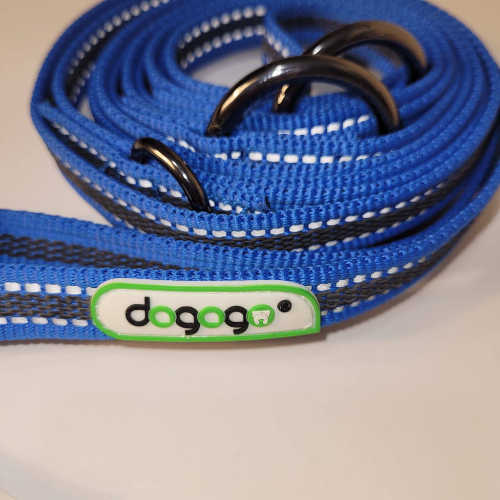 Dogogo Reflective Blue Multi-Function Dog Leash 3.2m