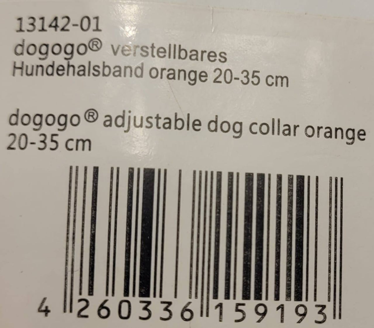 Dogogo Mesh Dog Collar – Orange, 25-35cm