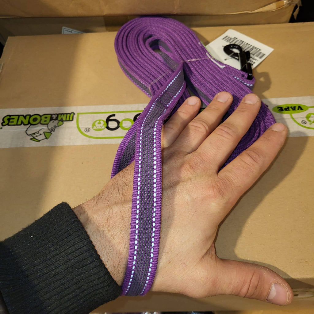 DOGOGO Reflective Long Training Leash – Purple – 7 m