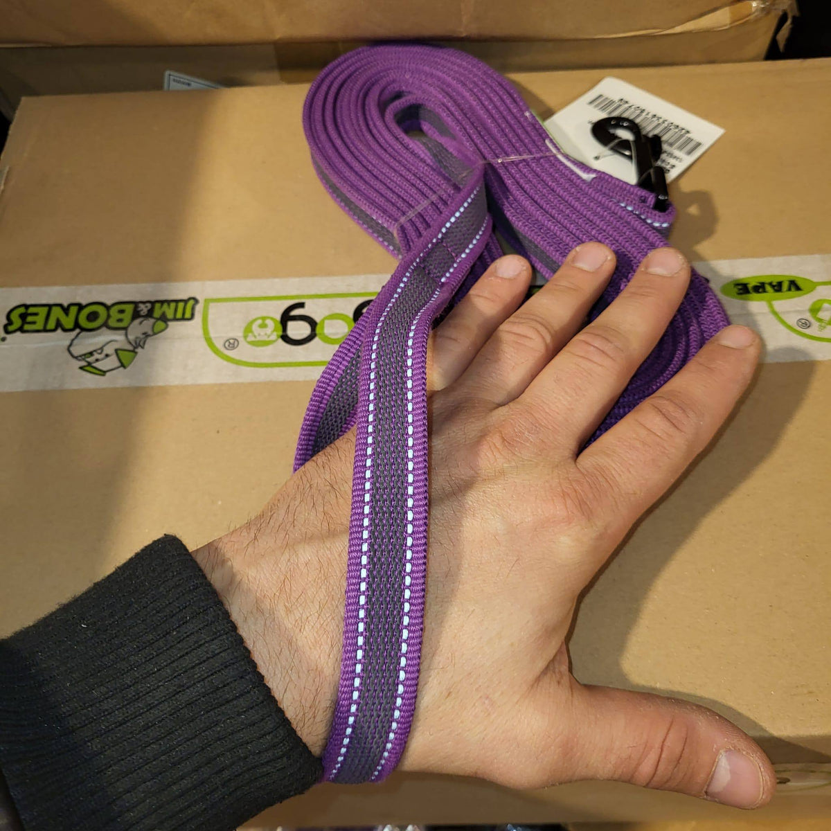 DOGOGO Reflective Long Training Leash – Purple – 7 m
