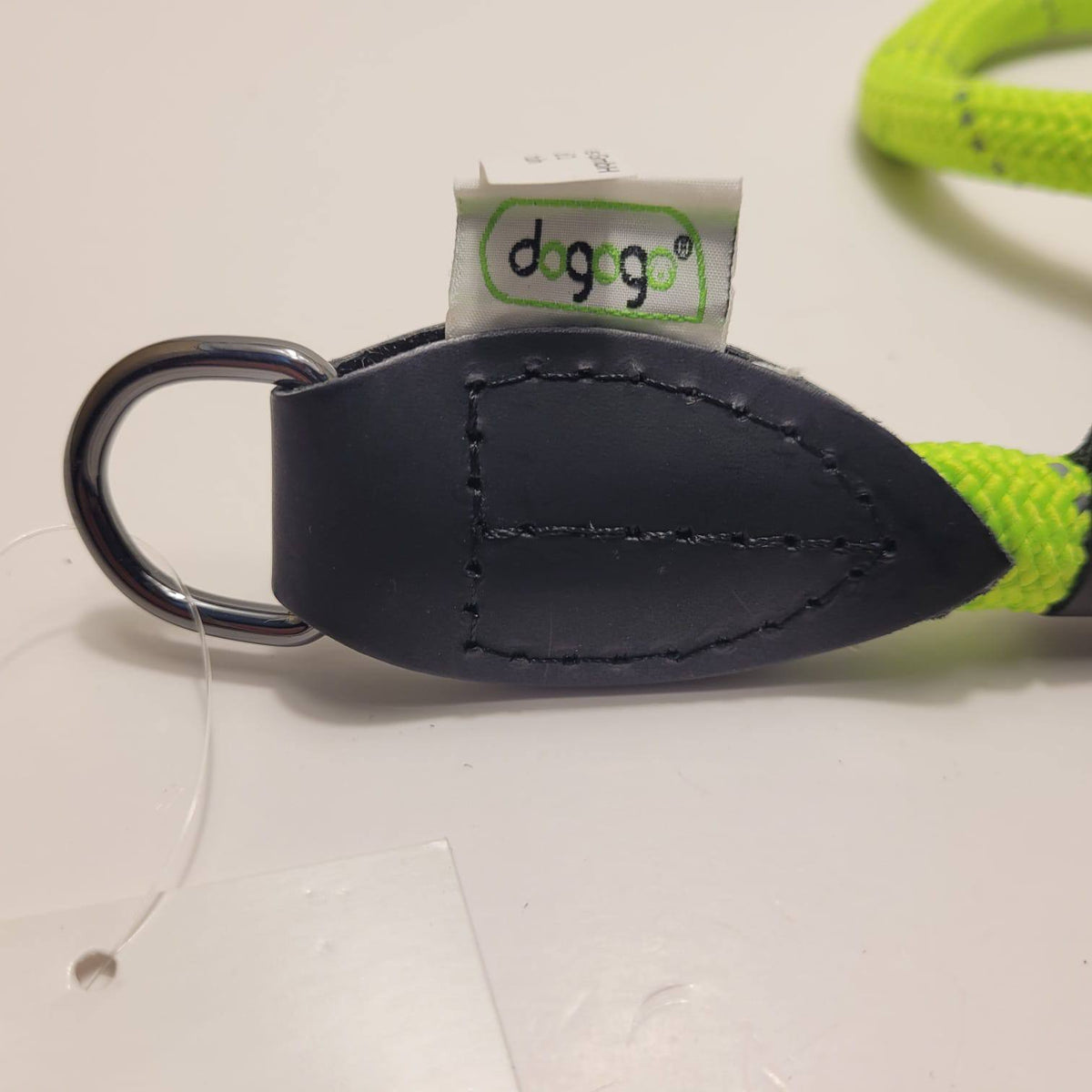 Dogogo Rope Dog Collar – Neon Green, 45-50cm
