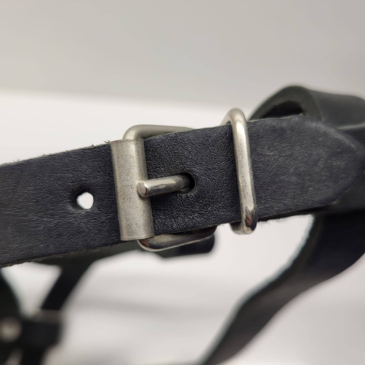 Julius K-9 Leather Dog Muzzle Black