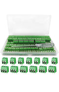 YIXISI PCB Schroefklemmenblok 2-polig 100st 5.08mm + Schroevendraaier