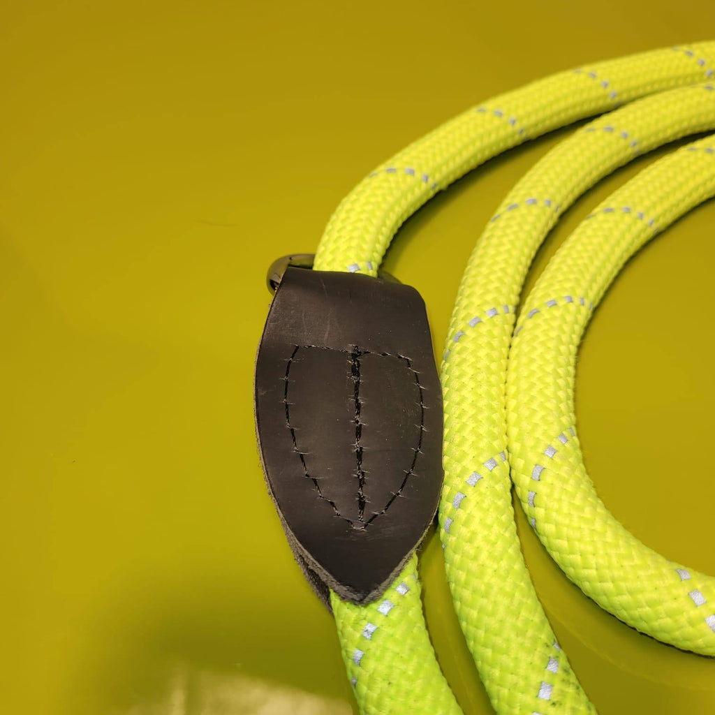 Dogogo Rope Dog Leash 2.2m – Neon Yellow, Double Clip