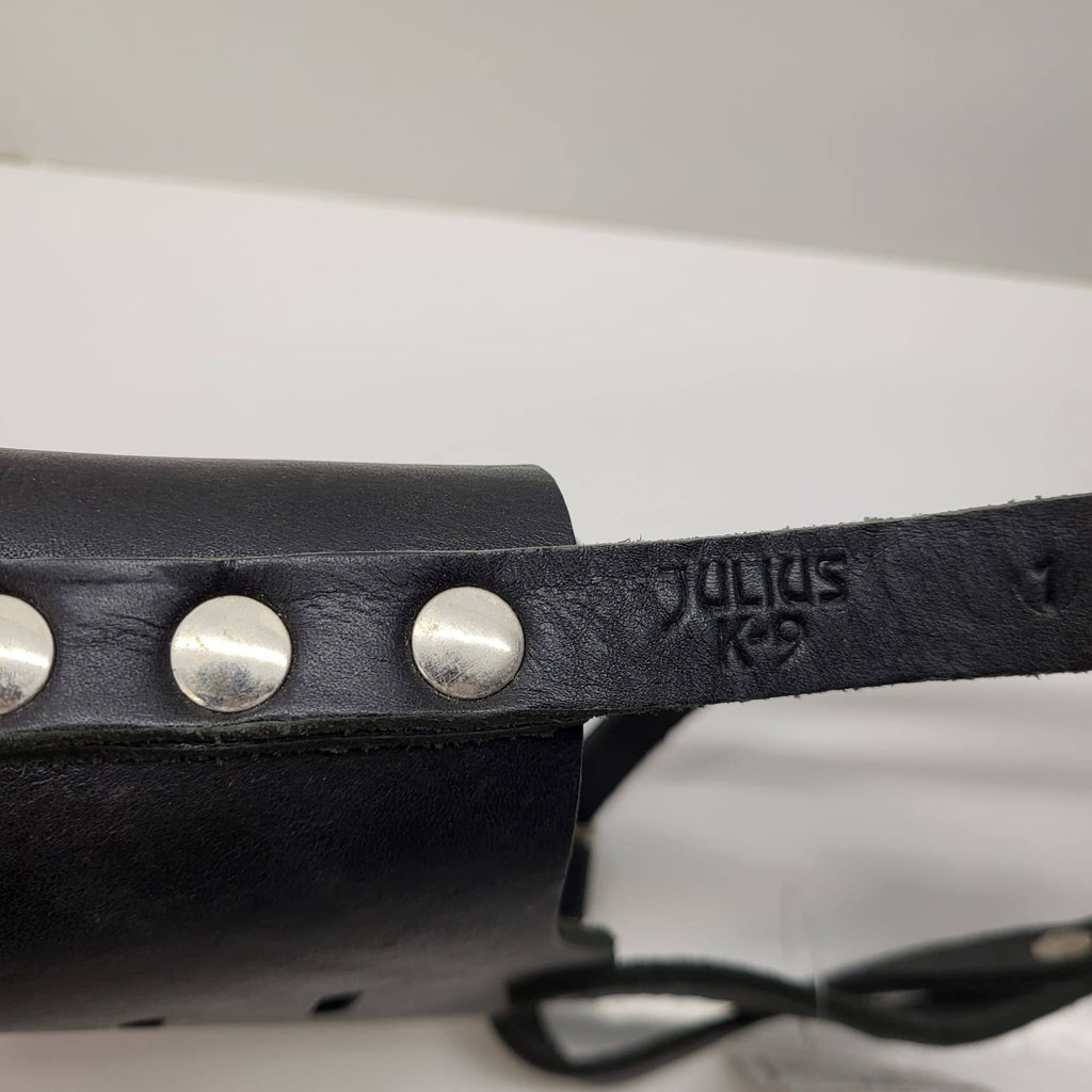 Julius K-9 Leather Dog Muzzle Black