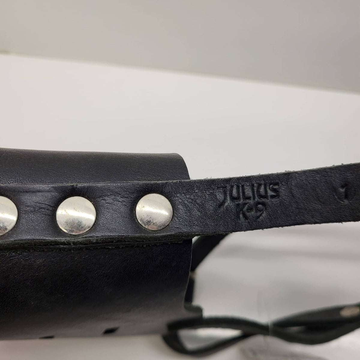 Julius K-9 Leather Dog Muzzle Black