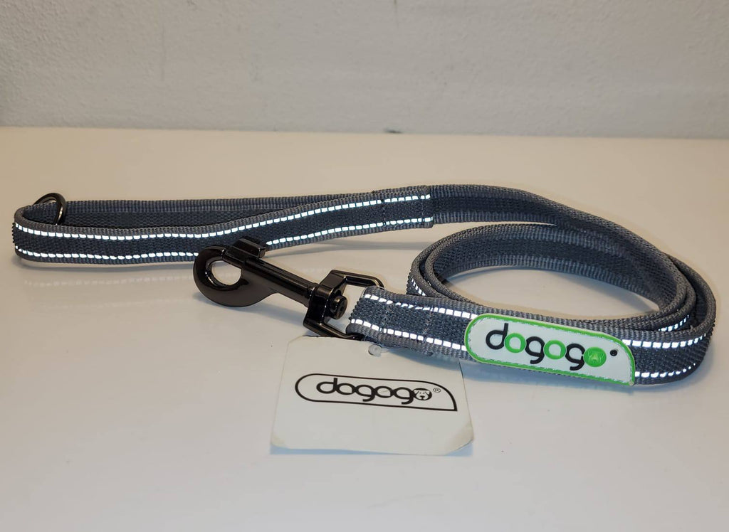 Dogogo Padded Reflective Dog Leash 1.2m – Grey
