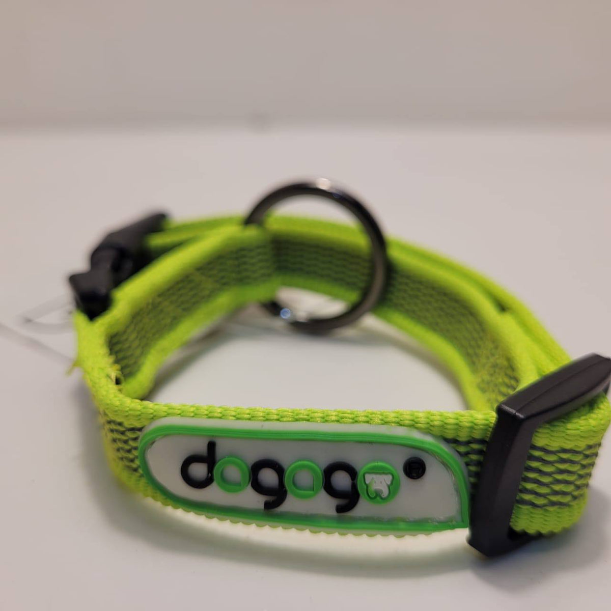 Dogogo Mesh Dog Collar – Lime Green, 25-35cm