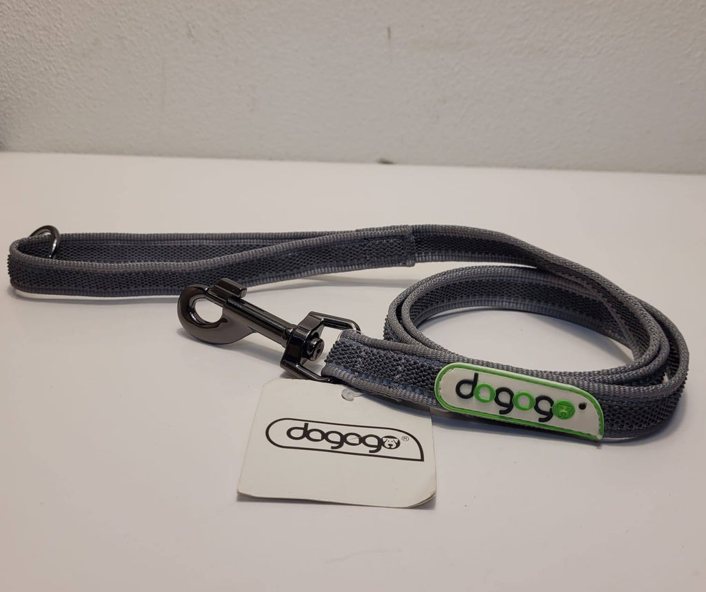 Dogogo Padded Reflective Dog Leash 1.2m – Grey