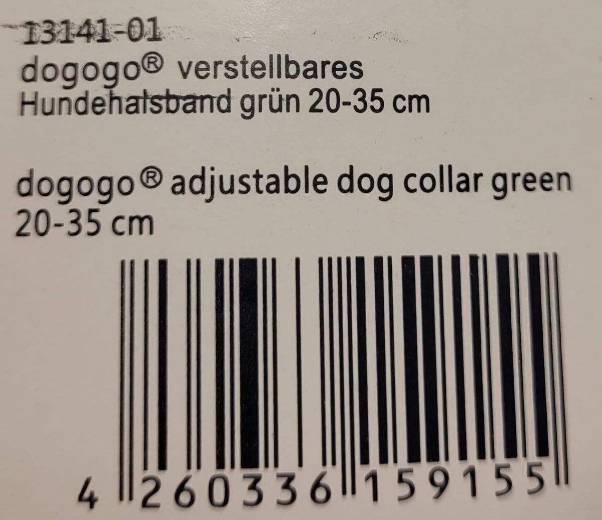 Dogogo Mesh Dog Collar – Lime Green, 25-35cm
