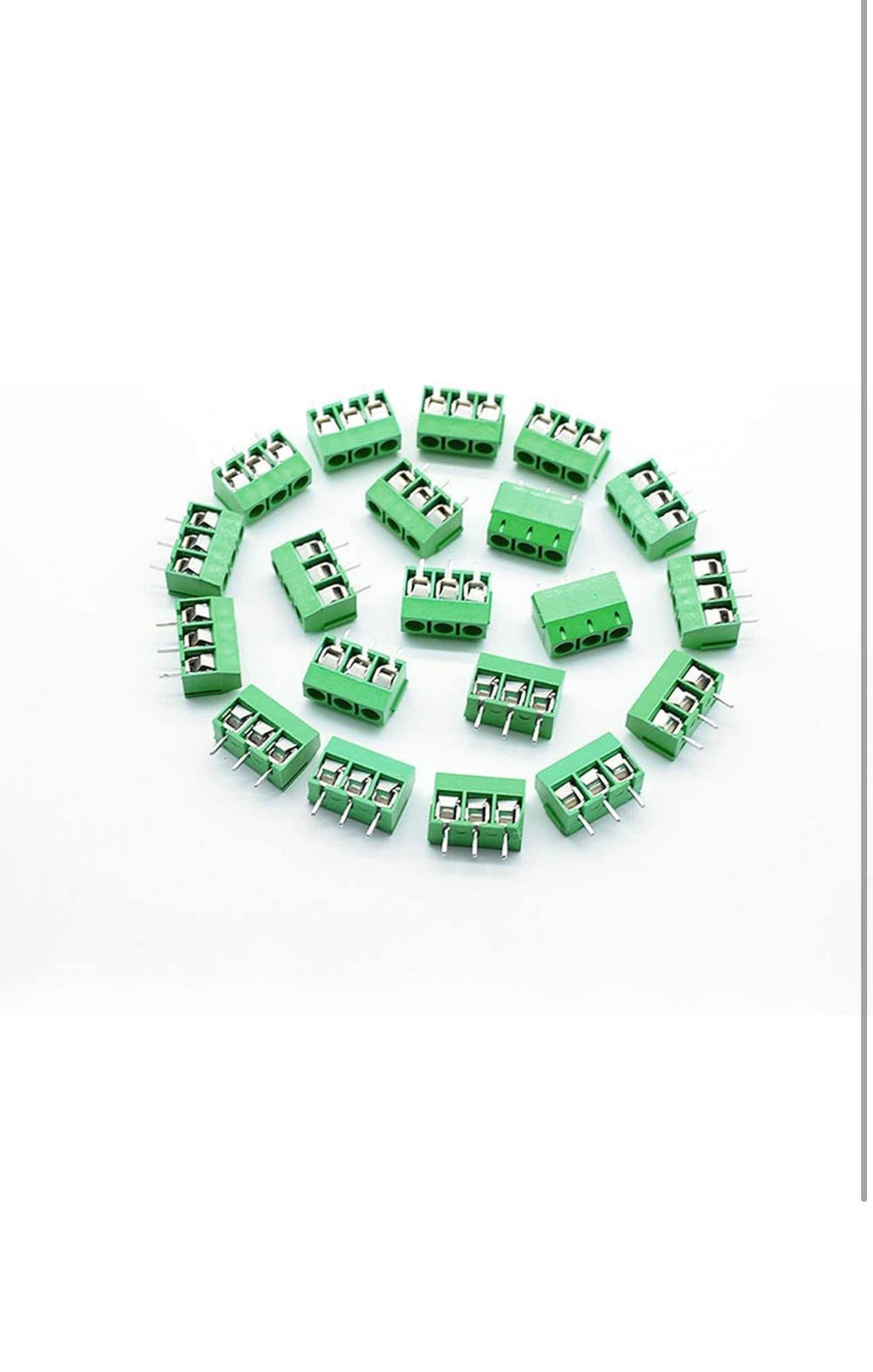 YIXISI PCB Schroefklemmenblok 2-polig 100st 5.08mm + Schroevendraaier