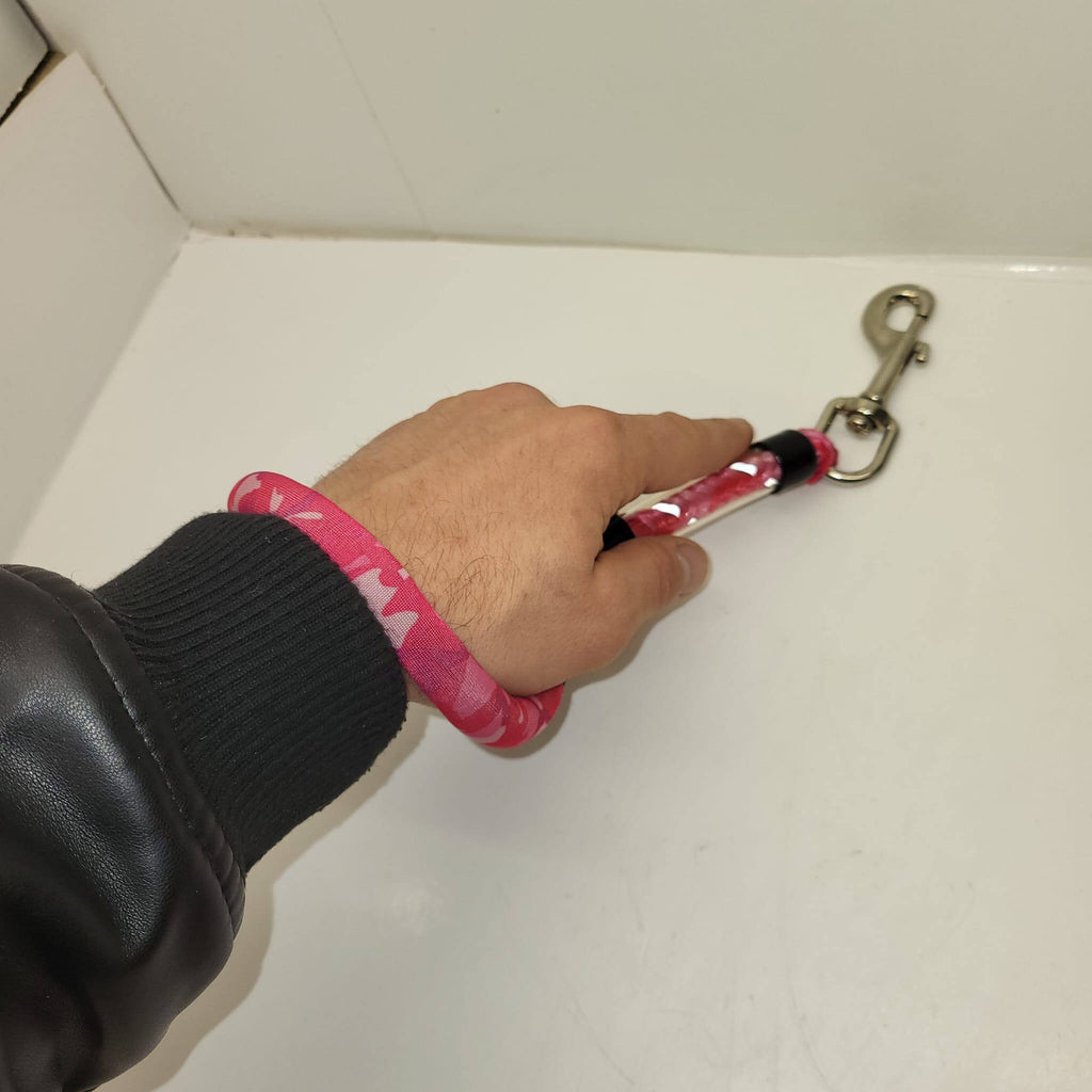 EzyDog Sparky Leash Extension Pink Camo 24"