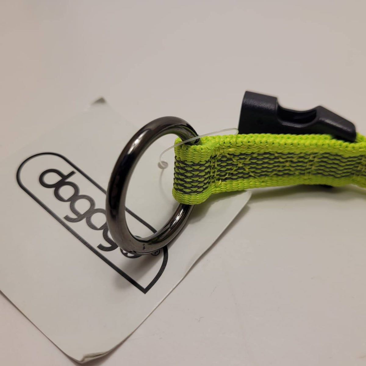 Dogogo Mesh Dog Collar – Lime Green, 25-35cm