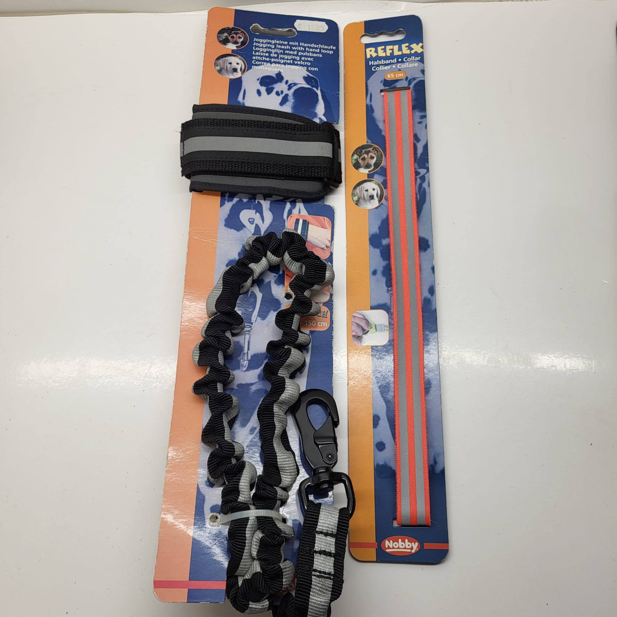Nobby Jogging Leash & Reflex Collar Set 65cm