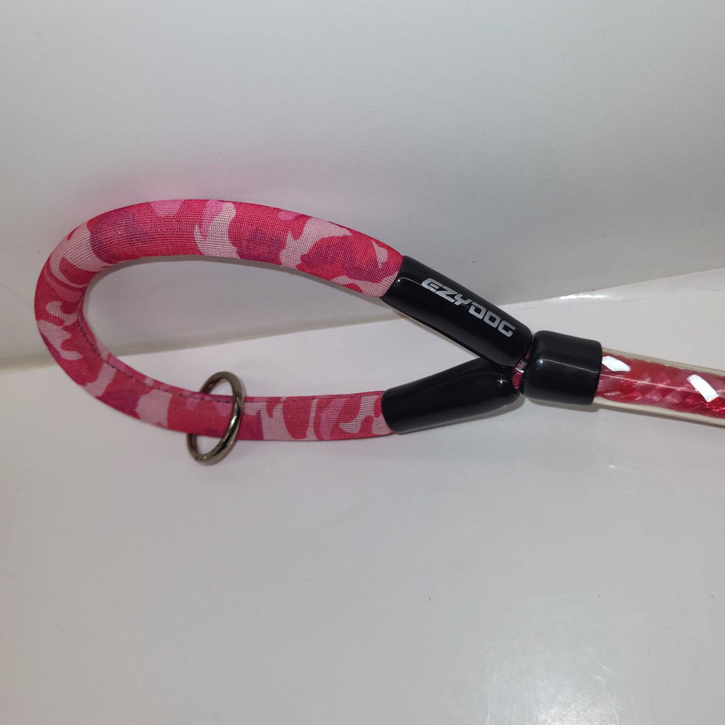 EzyDog Sparky Leash Extension Pink Camo 24"