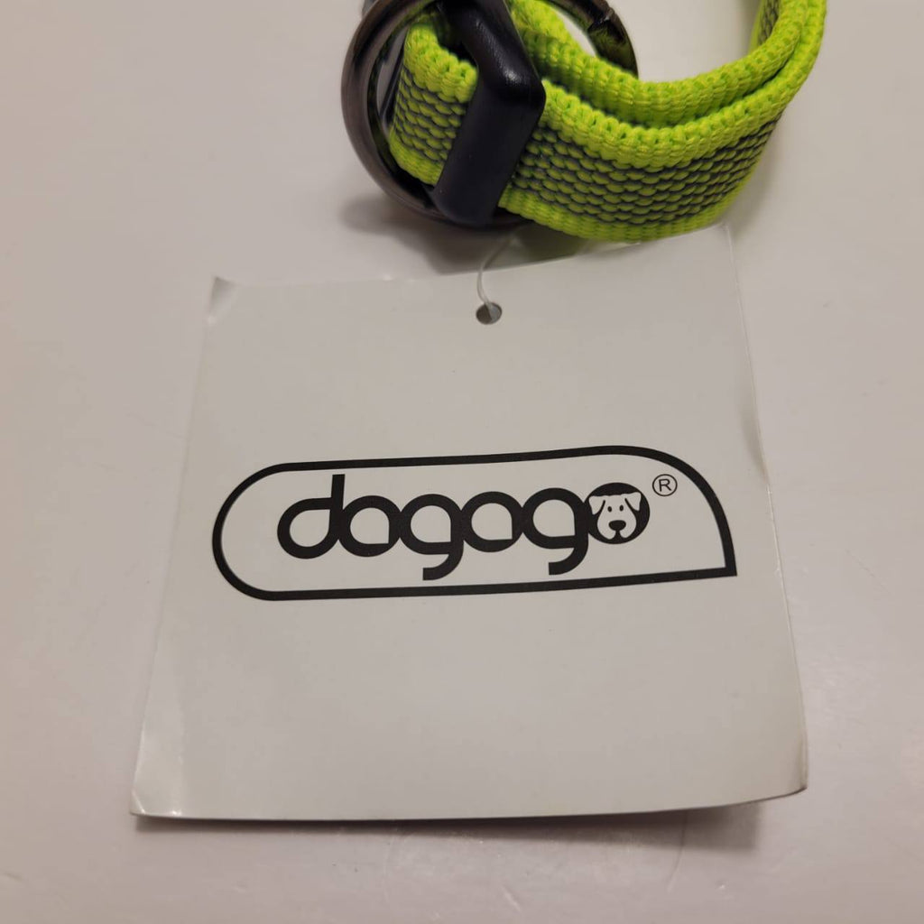 Dogogo Mesh Dog Collar – Lime Green, 25-35cm