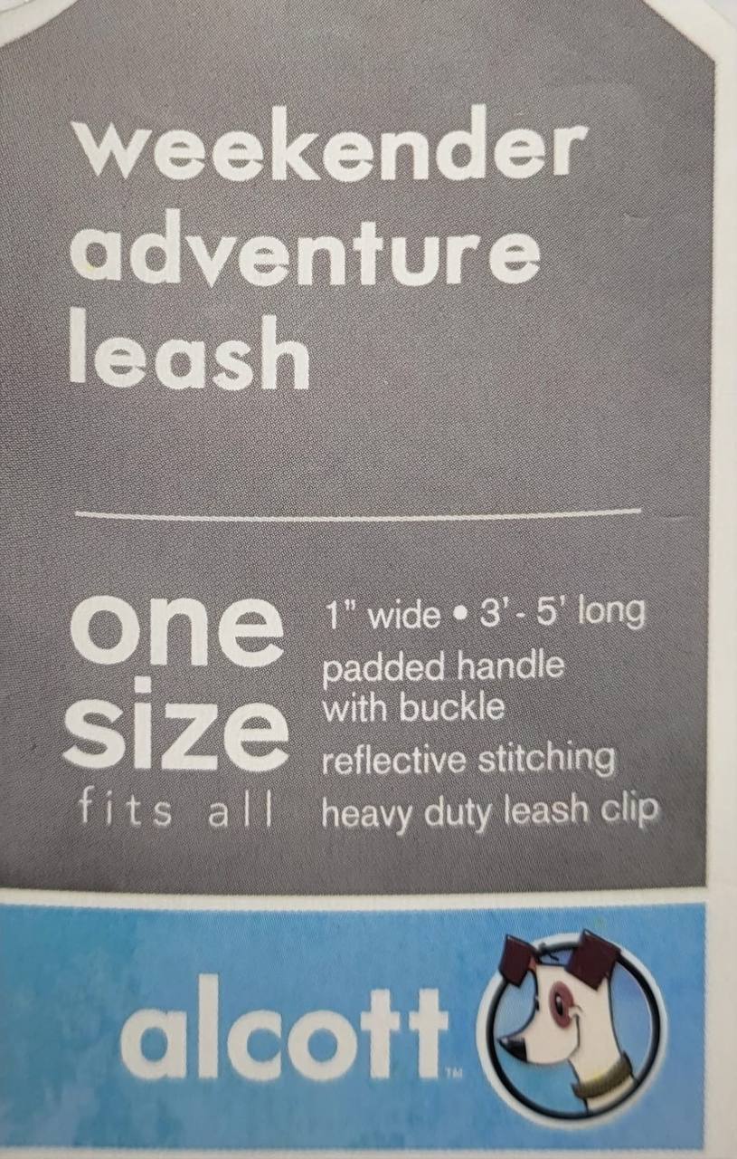 Alcott Adventure Rope Dog Leash – Blue – 1.5m