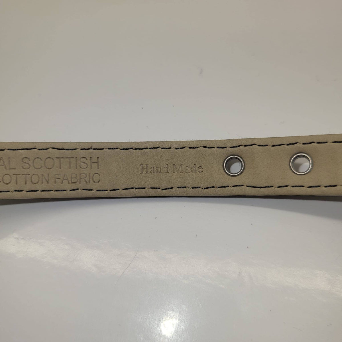 Hennessy & Sons Leather Dog Collar with Tag