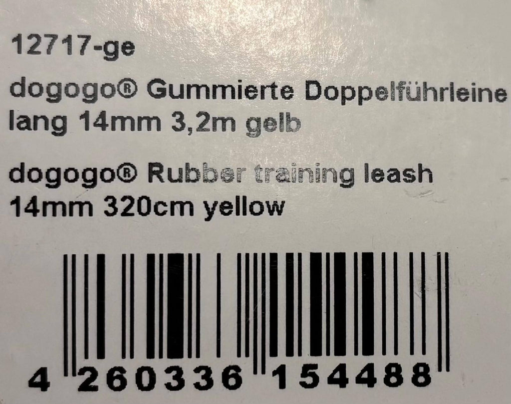 Dogogo Reflective Dog Leash 3.2m – Neon Yellow, Double Clip
