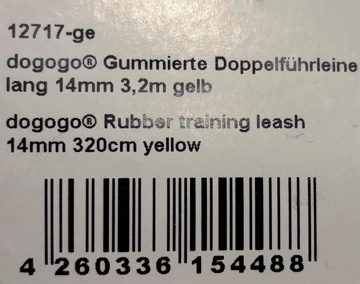 Dogogo Reflective Dog Leash 3.2m – Neon Yellow, Double Clip